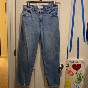 Abercrombie & Fitch High Rise Mom Jean 28/6